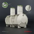 NAUTILUS 5 m³ EXTREME – extrémně odolný plastový tříkomorový septik do jílu a spodní vody