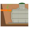 Konstrukční úpravy septik 3 m³ - KÚ HARD/EXTREME hloubka nátoku do 0,8 m