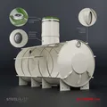 NAUTILUS 5000L EXTREME – extrémně odolná plastová nádrž na dešťovou vodu do jílu a spodní vody