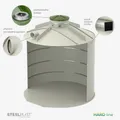 BARREL 9000L HARD - spolehlivá plastová nádrž na dešťovou vodu pro běžné podloží
