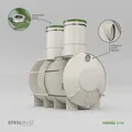 NAUTILUS 3 m³ HARD – odolný plastový tříkomorový septik s vyšší životností
