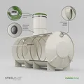 NAUTILUS 5000L HARD – odolná plastová nádrž na dešťovou vodu s vyšší životností