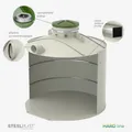 BARREL 4000L HARD - spolehlivá plastová nádrž na dešťovou vodu pro běžné podloží