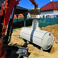 NAUTILUS 5 m³ NA KLÍČ L – plastová samonosná jímka - žumpa bez starostí - na míru