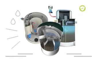 Ilustrační grafika: Kup si čističku pro lepší vodičku