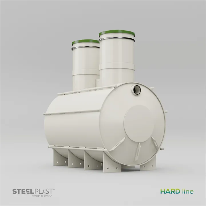 NAUTILUS 3 m³ HARD – odolný plastový tříkomorový septik s vyšší životností