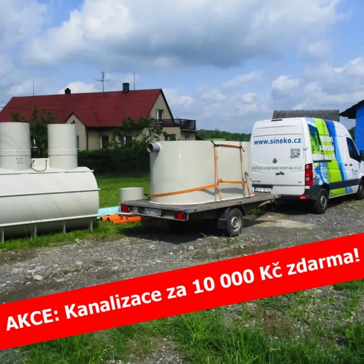 NAUTILUS 3 m³ NA KLÍČ L – plastový tříkomorový septik a zemní filtr bez starostí - na míru