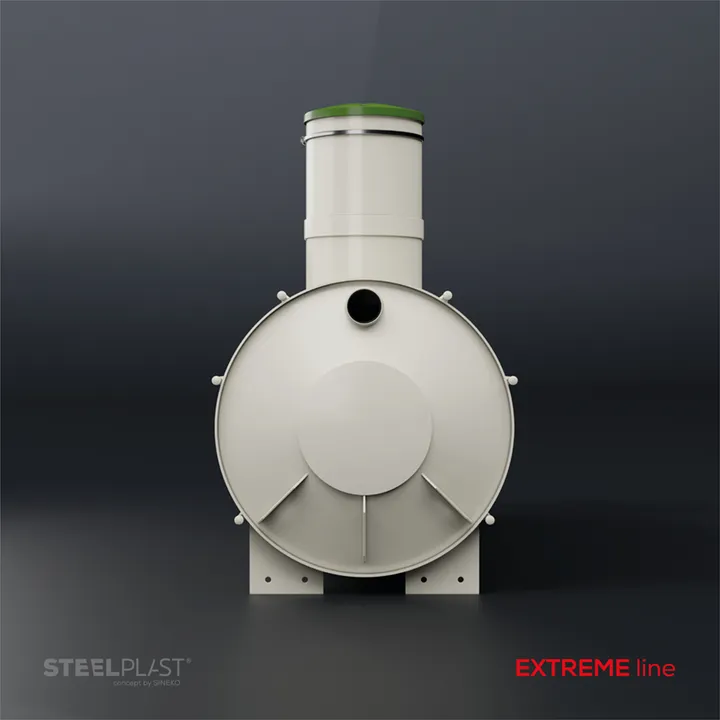 NAUTILUS 7 m³ EXTREME – extrémně odolný plastový tříkomorový septik do jílu a spodní vody