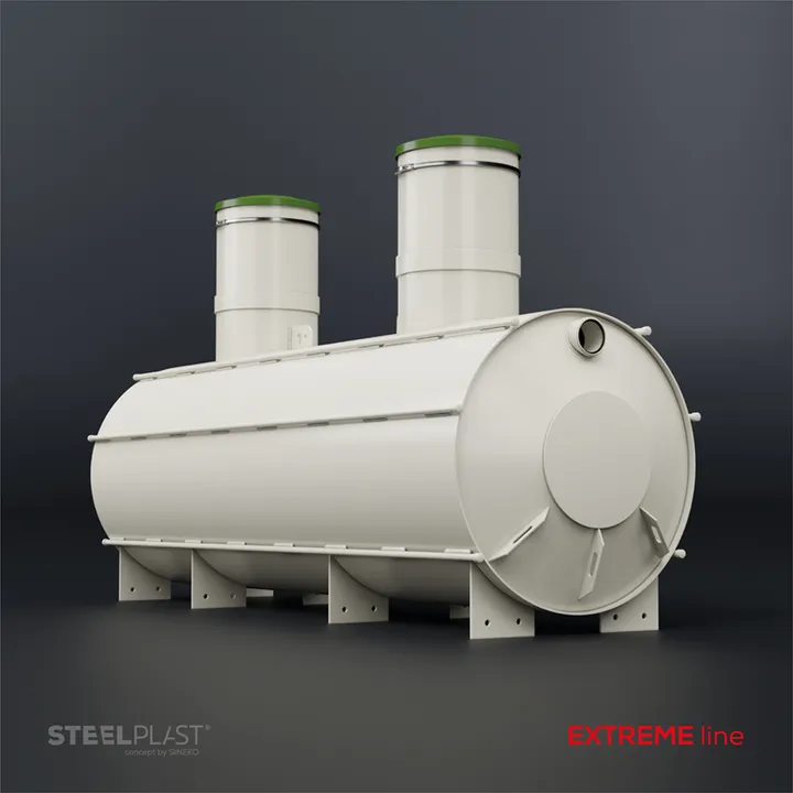 NAUTILUS 7 m³ EXTREME – extrémně odolný plastový tříkomorový septik do jílu a spodní vody