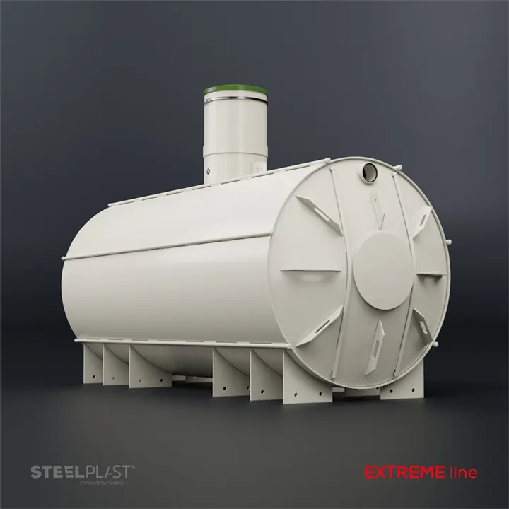 NAUTILUS 12 m³ EXTREME – extrémně odolná plastová samonosná jímka - žumpa do jílu a spodní vody