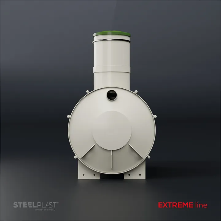 NAUTILUS 3 m³ EXTREME – extrémně odolný plastový tříkomorový septik do jílu a spodní vody