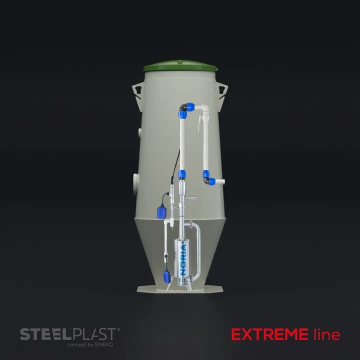 Přečerpávací stanice EXTREME line do vody - NORIA TLAKAN P4 - 400V - do tlakové kanalizace