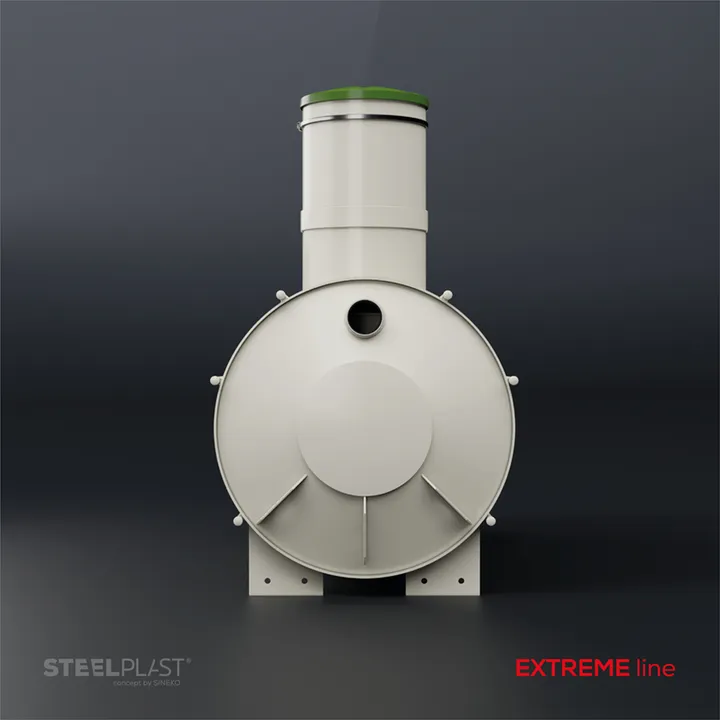 NAUTILUS 5 m³ EXTREME – extrémně odolný plastový tříkomorový septik do jílu a spodní vody