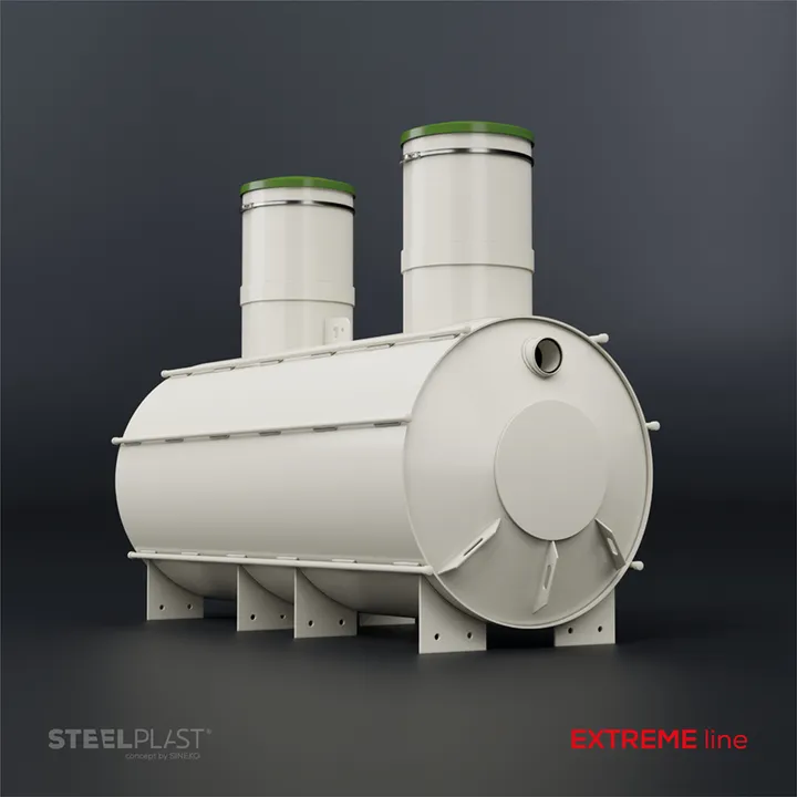 NAUTILUS 5 m³ EXTREME – extrémně odolný plastový tříkomorový septik do jílu a spodní vody